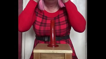 crossdresser would deepthroat your cock after you have finished fucking his ass