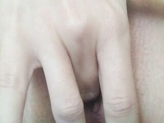 I touch my pink pussy