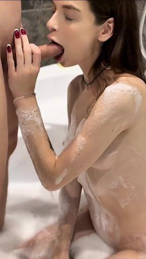 Asyasky Wanted to Fuck Me in the Jacuzzi. She Ended up Sucking Me off.