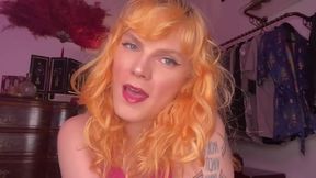 Teasing You Over Video Call Lina Chan fucks herself with a lollipop while shaking her tattooed ass