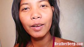 Tiny Thai Heather Deep Stepmom Lactating Milk From