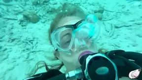 Superheroine gets her big clit ravaged by a giant horny octopus in Bonaire