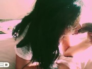 SKINNY MIDGET EBONY BROWN INDIAN INDIA BLOW JOB BBC SUCK AND SWALLOW