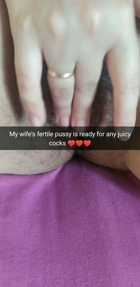 Breed my MILF wife with BIG boobs please, she&rsquo;s ready for it