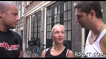Horny guy has some hot pleasure with the amsterdam prostitutes