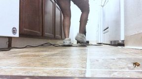 Unaware Giantess - Tinies in Roach Disguises vs the Giant Vacuum, Shrinking Fetish, Giantess, Femdom 4K smaller