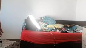 Sexy mom shaves hair on her legs  A hot amateur couple does a sensual oil massage on the body