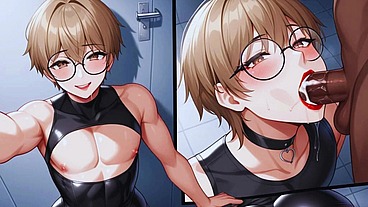 Blonde femboy confesses that she likes to give her hard ass to several men with big dicks. Anime Hentai Pinoy