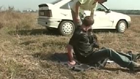 Patched Holes Scene 1 Horny Twink Couple Fuck in the Countryside