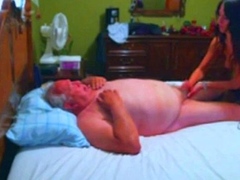 Massage and final blowjob at the nursing home