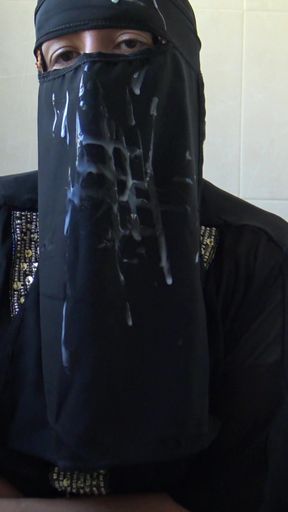 Jaw-dropping moment from &quot;Moroccan beurette from Marseille big cock cumming all over her hijab&quot;