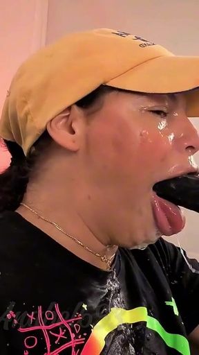 I Burp Filthily in Your Face and Hard Cock, I Fuck My Throat Hard