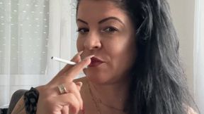 sensual lips that smoke