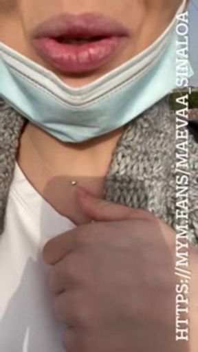 Maevaa Sinaloa - I dildo my pussy in public