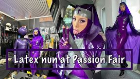 Latex nun at Passion Fair Hamburg