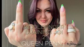 Middlefinger draining joi 2