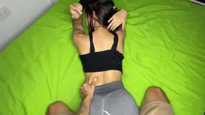 morning sex after the gym