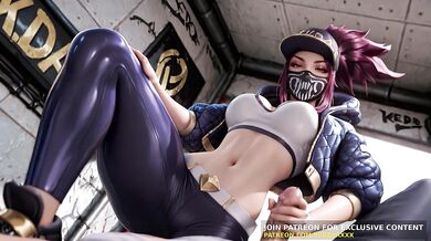 Akali’s steamy uncensored animation raunch unleashed