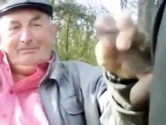 Grandpa in park