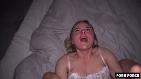 Gorgeous Blonde Teen Slut Dicked Down In The College Dorm - MIRADAVID