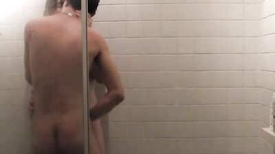 Gay teen boys have sex in the shower