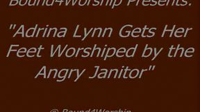 Adrina Lynn Gets Foot Worship from the Janitor - MP4