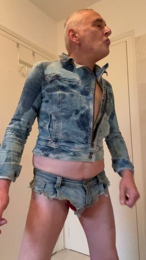 Gay Me in Sexy Jeans and Thong