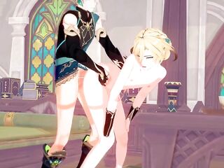 Alhaitham x Kaveh - Genshin Impact Queer