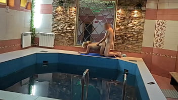 Sex in a public pool