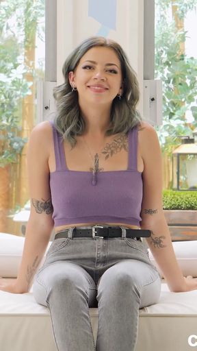 Girl I met at technorave on Ibiza she agreen to get casting for porn