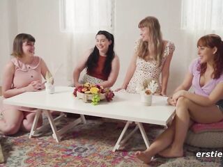 Ersties - Hawt Lesbo Sex Workshop With 4 Ravishing Ladies