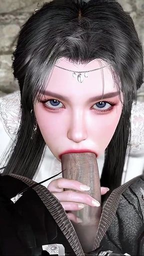 Beauty Pixel Dream Girl with a Booty Virus - 3D Animation Hentai