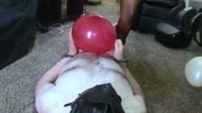 trampling - Guardian of Ruin: MXDominion’s Latex Requiem, stomping, female domination, balloons 1080smaller