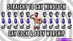 Straight to gay Mindfuck - gay cock & body worship