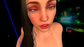 Metaverse Beauty Tempts With Sensual Massage Naughty Virtual Fun