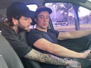 Tattooed Latino Chiwi Black Offers His Full Services To Handsome Taxi Driver - SayUncle