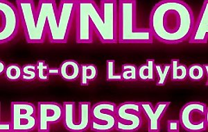Post-op ladyboy angie bareback