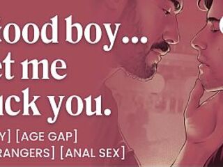 ASMR Audio Porn: Mature Slaver Screws a Homosexual Virgin for the 1st Time – Strangers, Homo Fellatio & Anal Sex – Erotic Audio Roleplay for Dudes