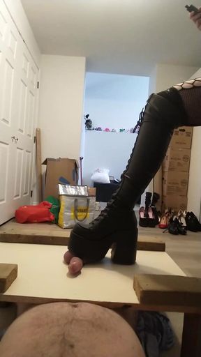 Demonia Over Knee Boots