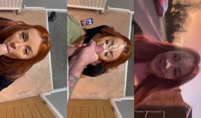 BRITISH STEP MUM takes MASSIVE FACIAL then walks OUT IN PUBLIC!