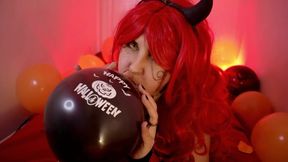 Massive Balloon Pop After Halloween Party - Bunny Looner [lowres]