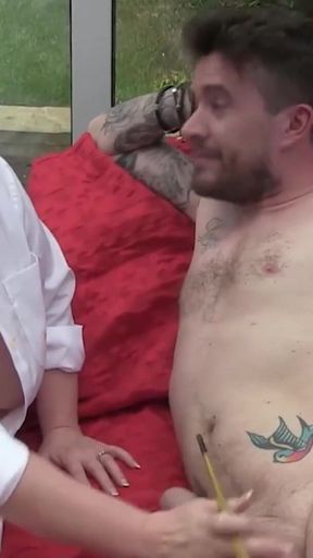 Must-see moment from &quot;Mature MILF Lacey Starr Wild Art Lesson with Luke Hotrod&quot;