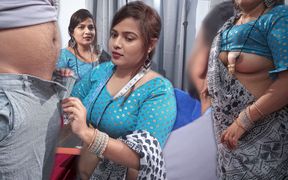 Lady Tailor Sex- Indian Big Ass Tailor Accidently Fucked by Tutor When She Learn About Body Measurement in Clear Hindi Audio.