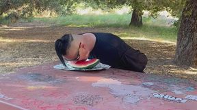 Fourth of July Watermelon Eating Contest!