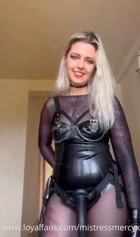 Cold And Disrespectful Humiliation Pegging POV