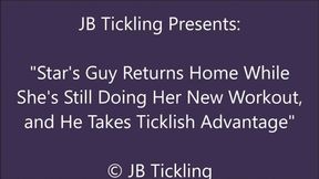 Star Gets Tickled at the End of Her Bondage Workout - WMV