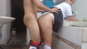PADRASTRO QUIERO LAVAR LA ROPA CON TU POLLA EN MI COÑO &mdash;  FOLLAME DURO!