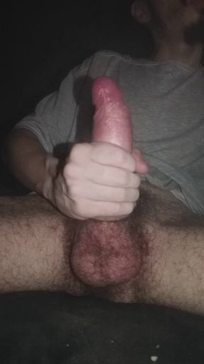 I Stroke My Cock Under My Shirt and Cum a Fat Load
