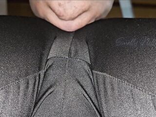 My Curly Cunt got So SMELLY after GYM - I Made My Boyfriend SNIFF and STROKE
