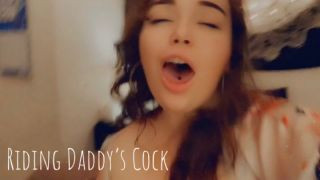 Riding Daddy's Cock